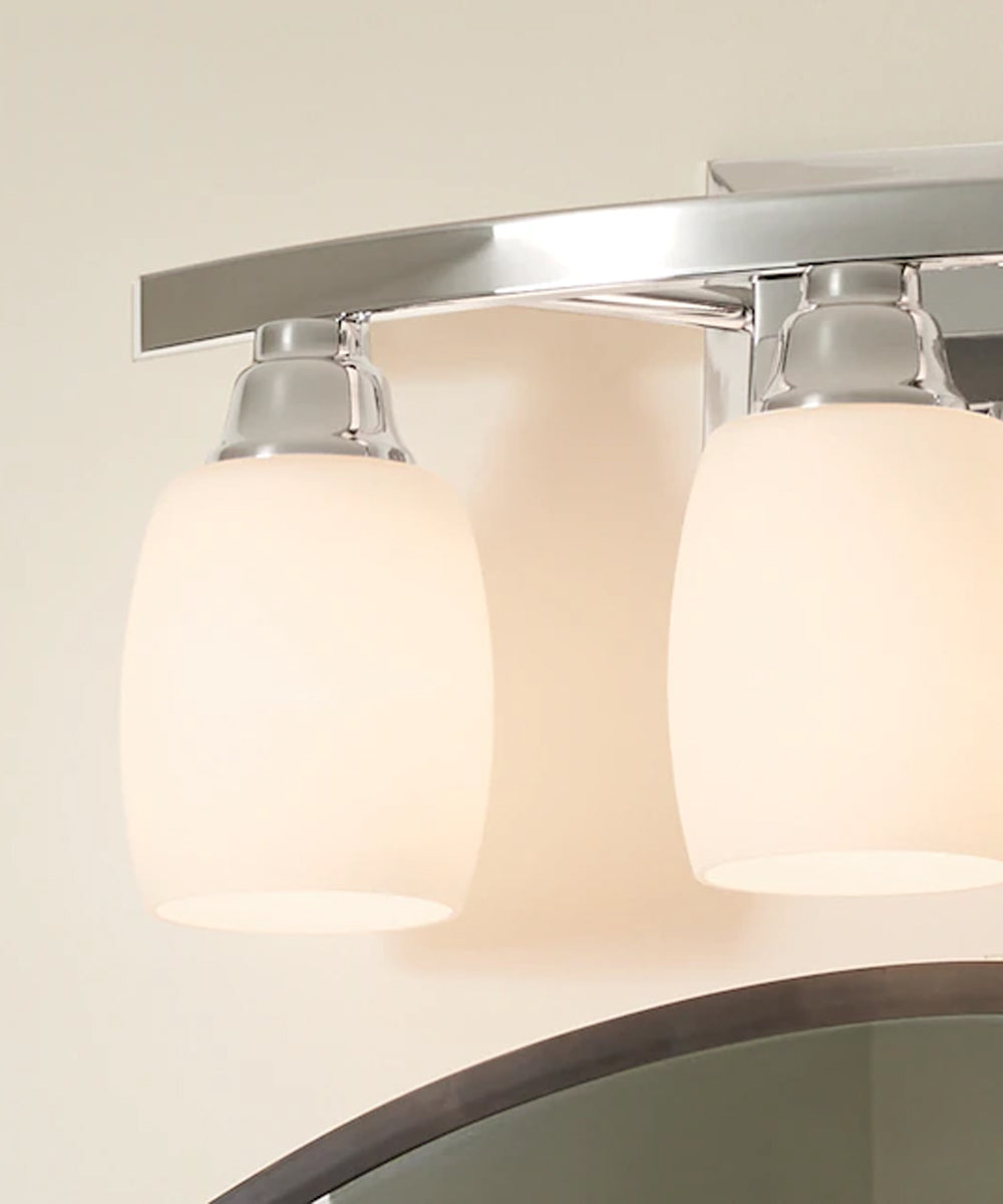 Allen + Roth 21"W 3-Light Bath Vanity Light Fixture by Kichler Chrome Finish