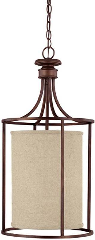 14"W Midtown 2-Light Foyer Burnished Bronze