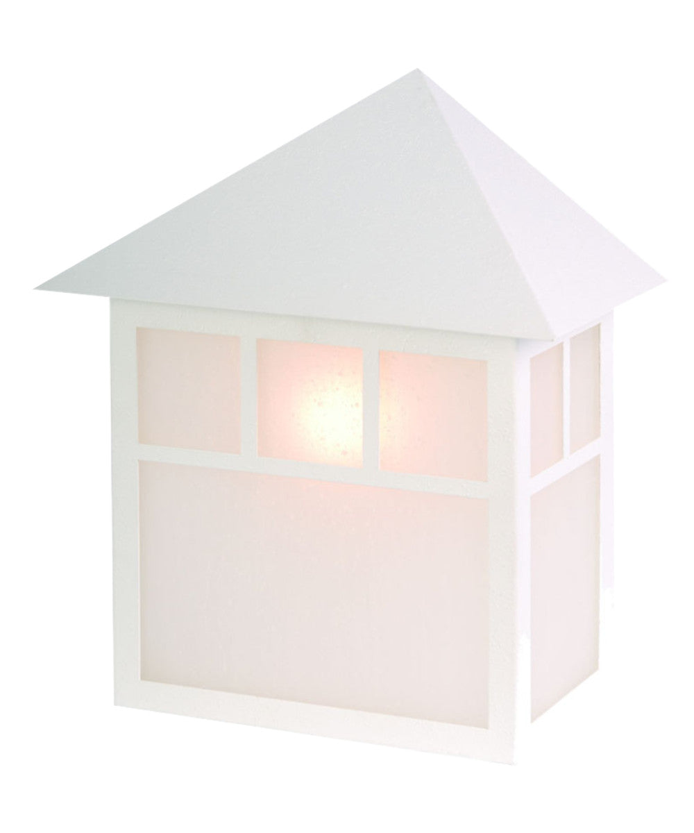Artisan 1-Light Textured White Pocket Indoor/Outdoor Wall Light 11"h by Acclaim Lighting