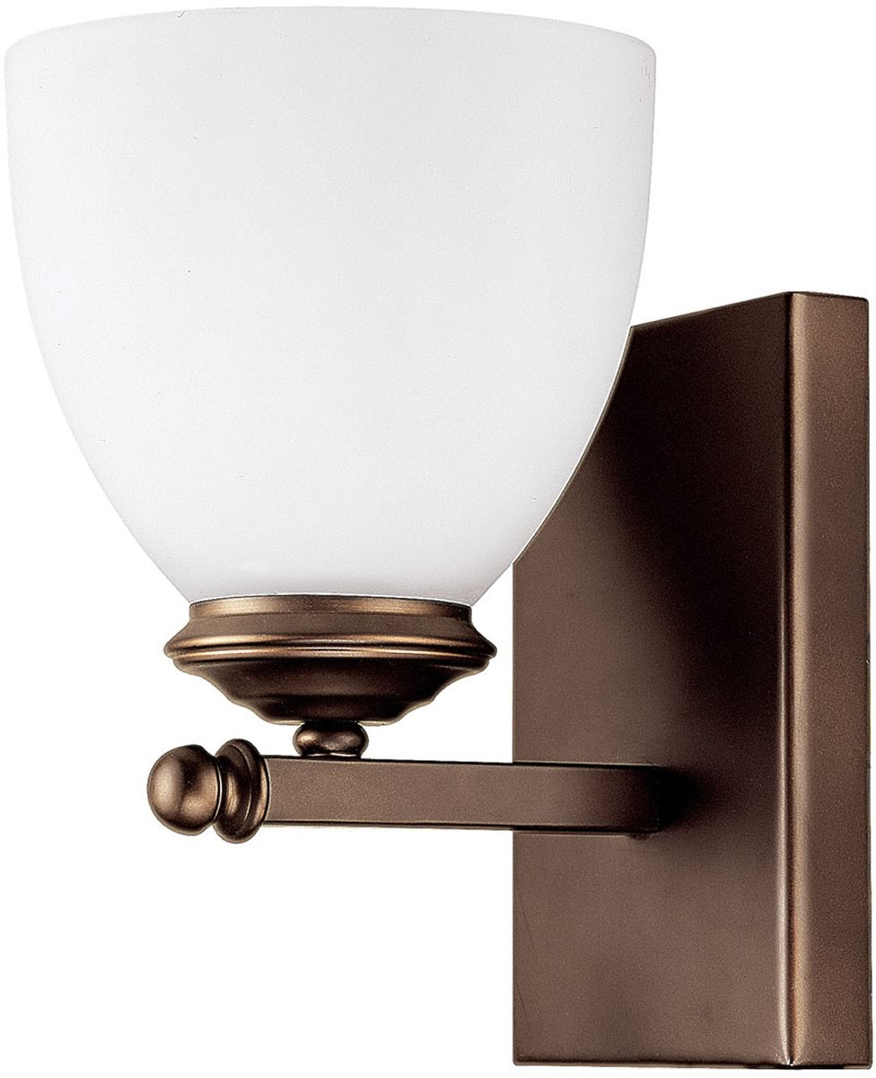 5"W Chapman 1-Light Wall Sconce Burnished Bronze Finish