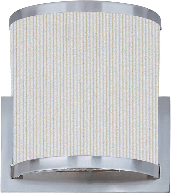 Open Box 11w Elements 2-Light Fluorescent Wall Sconce Satin Nickel