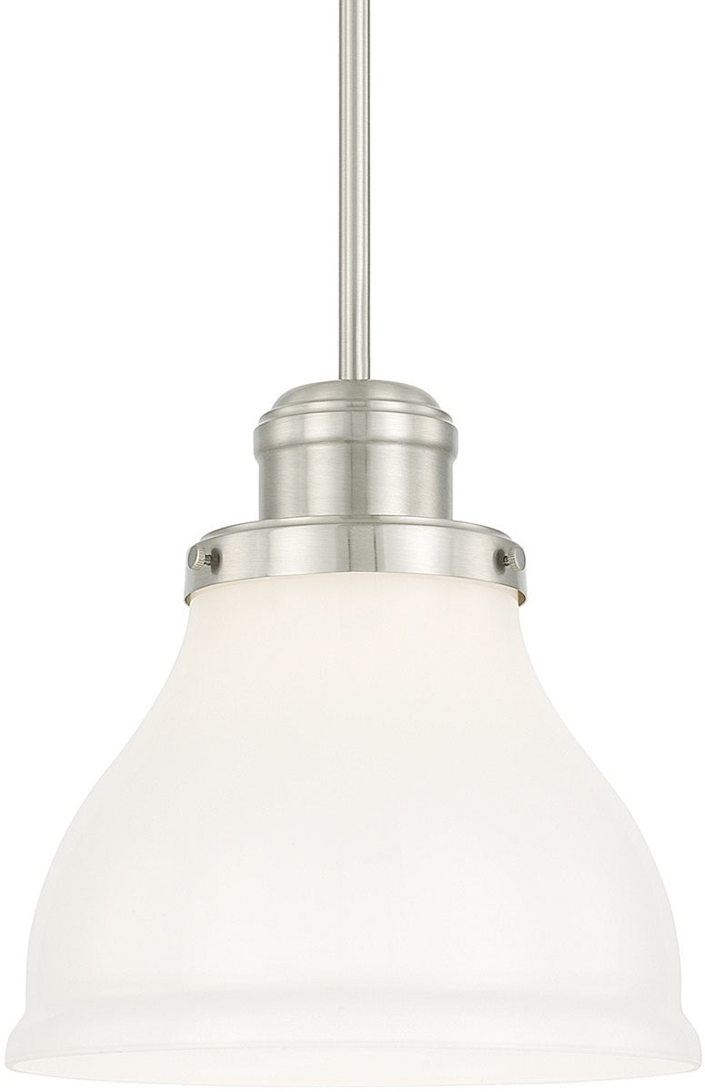 OPEN BOX Baxter 1-Light Pendant Brushed Nickel