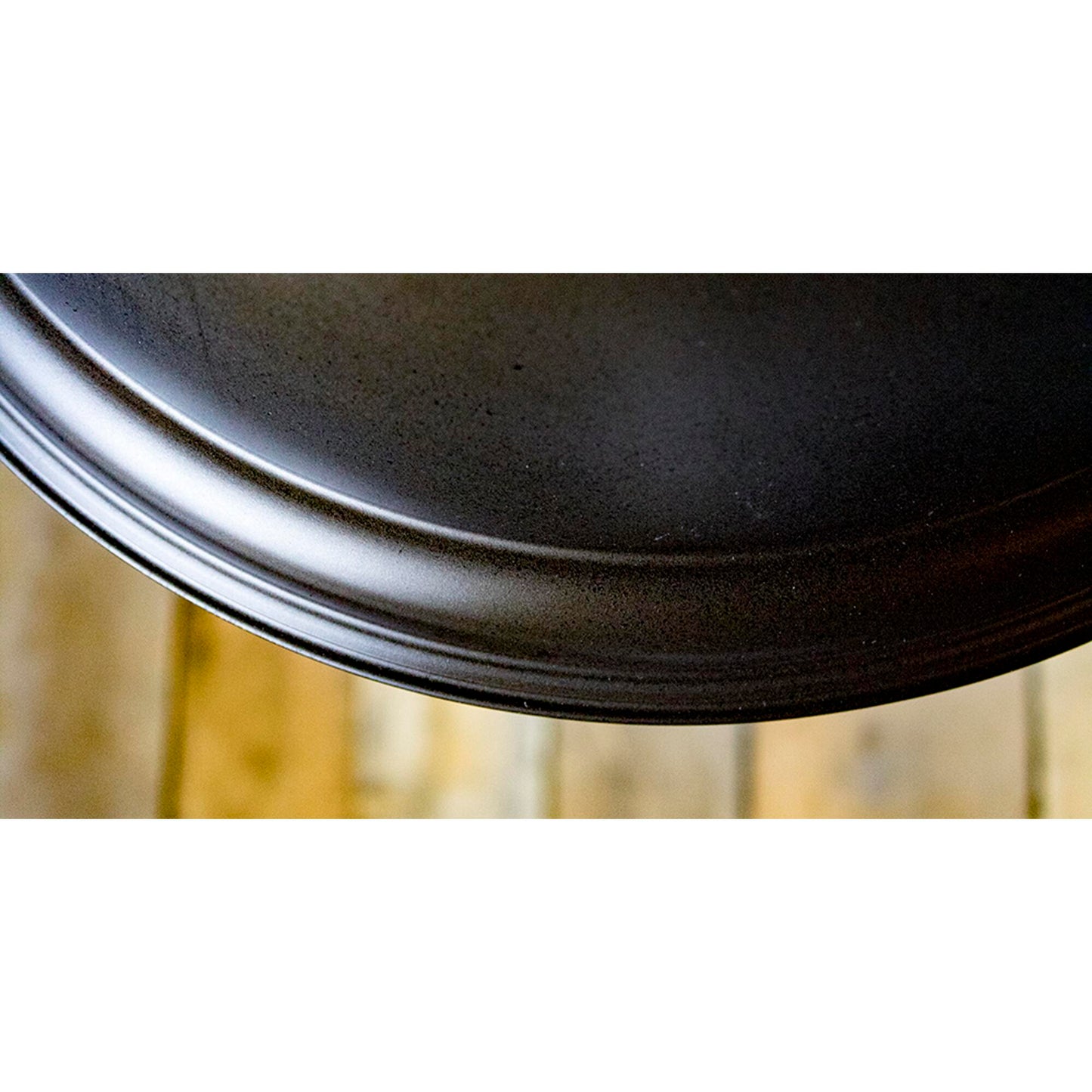 14w 1-Light Dome Pendant Oiled Bronze by Quorum. Traditional Design Perfect for updating a kitchen island, over a bar, or adding a fresh look to a bathroom