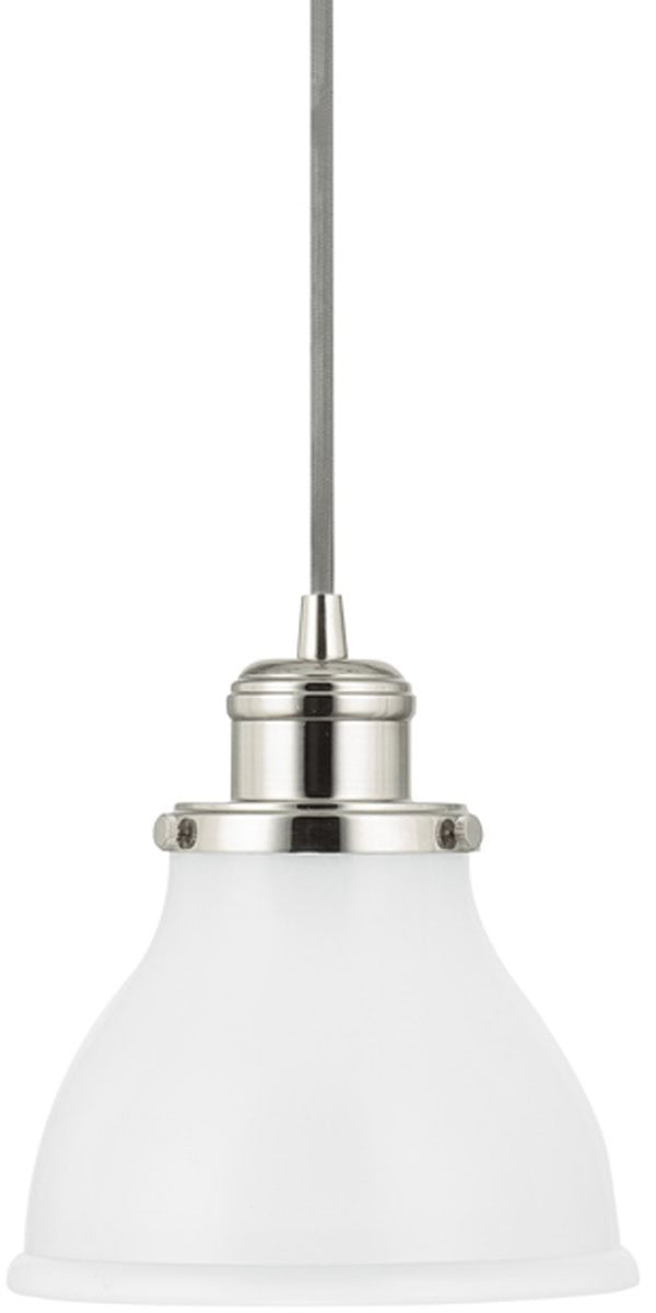 Open Box Baxter 1-Light Mini-Pendant Polished Nickel