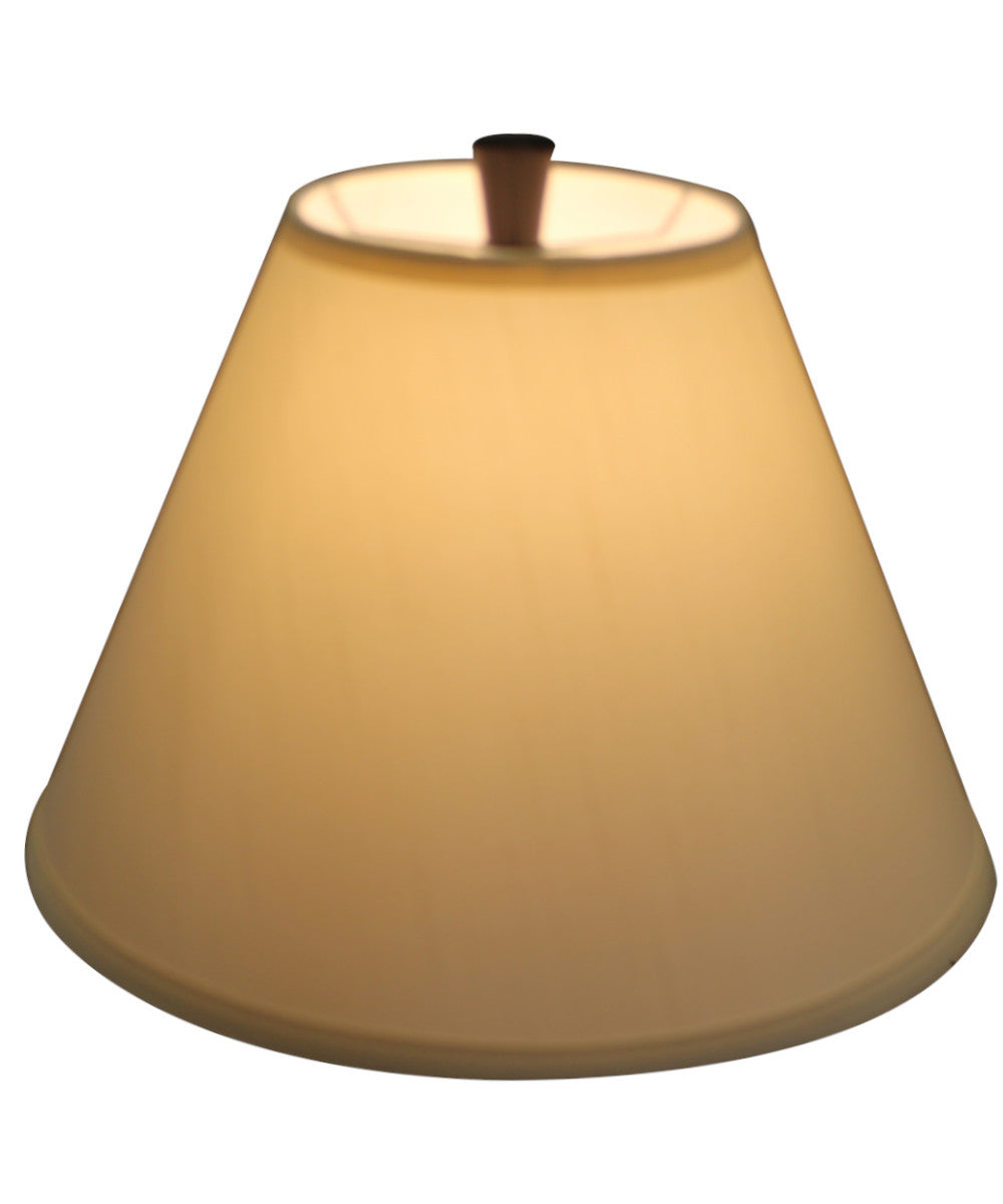 Medium Round Hard Back Lamp Shade 6x14x10 Ecru Poly Dolan Designs