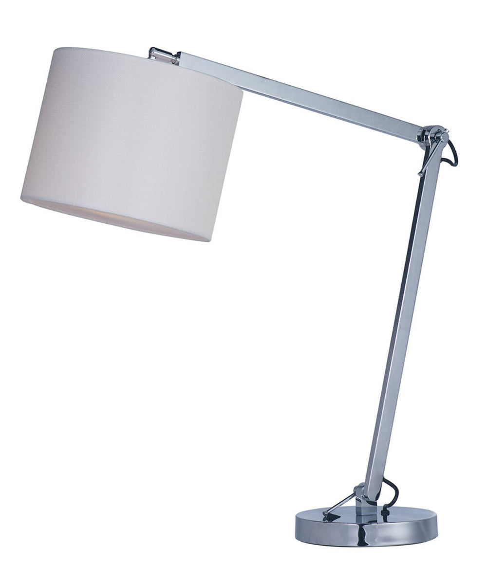 Hotel Style 19"H 1-Light LED Table Lamp Polished Chrome Finish by Maxim
