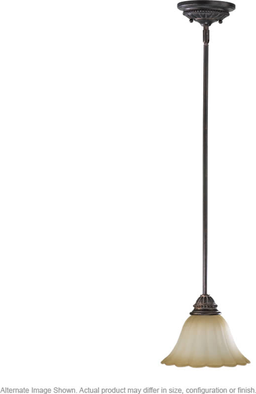 OPEN BOX Summerset 1-Light Pendant St Charles White