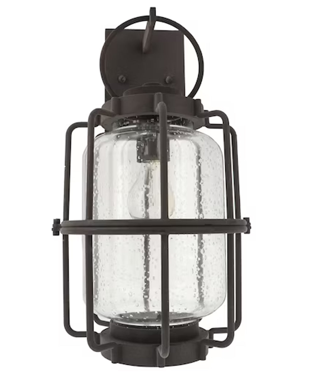 Montview 18"H 1-Light Outdoor Wall Light Lantern by Kichler Weathered Zinc Finish