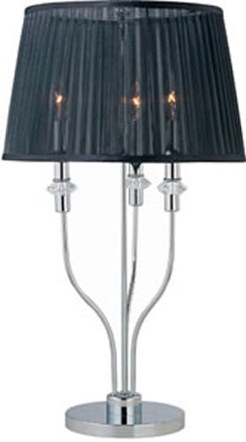 Open Box Marrim Table Lamp Chrome/Black