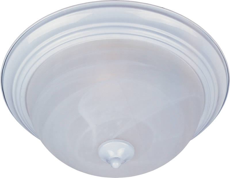 Open Box 14w Maxim 2-Light Flush Mount White