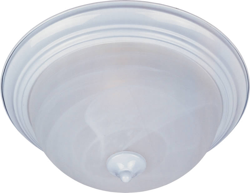 Open Box 14w Maxim 2-Light Flush Mount White