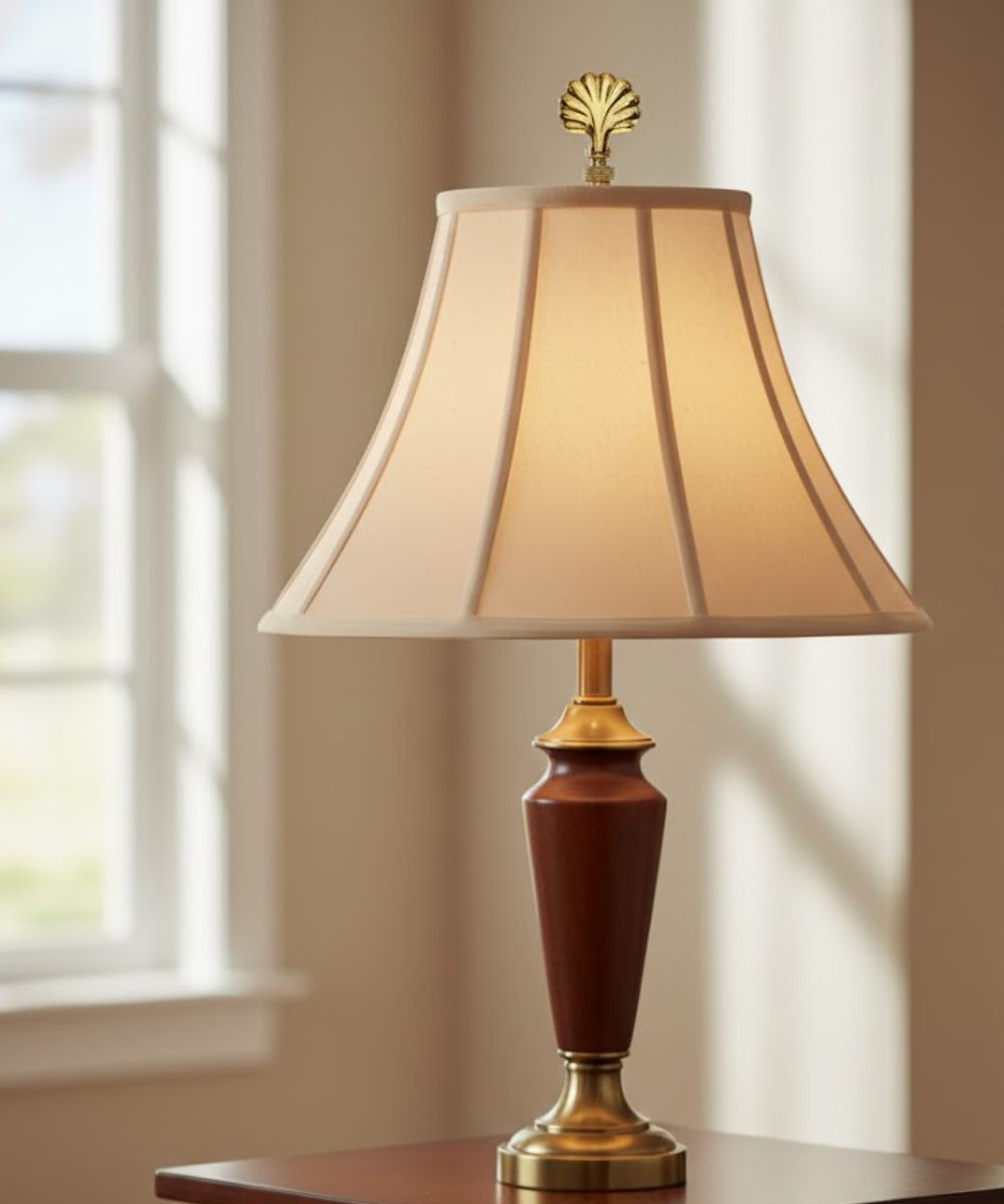 Polished Brass Mini Shell Finial 2.25"h