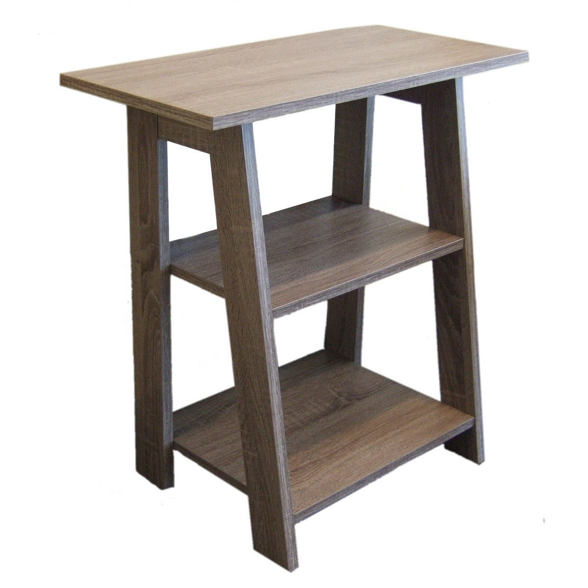 Gray Rustic Side Table (Ladder Side Table)