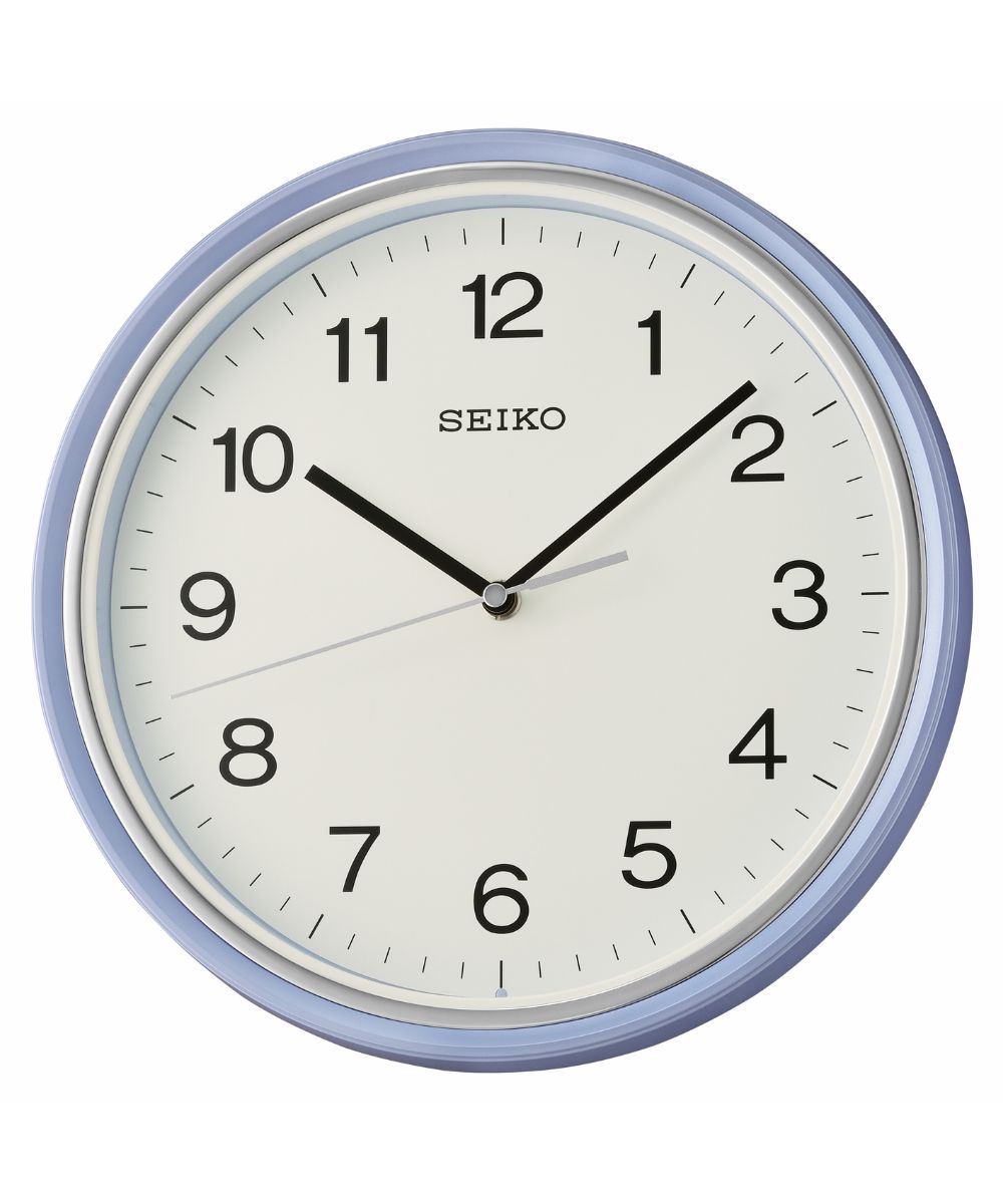 OPEN BOX Wall Clock Oita Blue Glass Cover