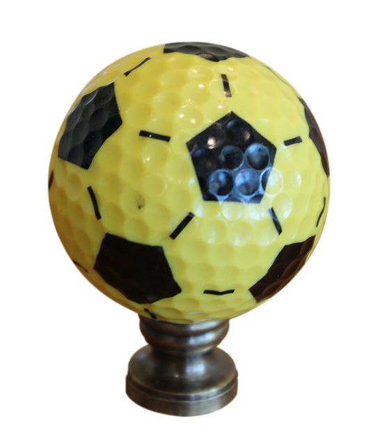 Soccer Ball Ceiling Fan Pull, 2.25"h with 12" Antiqued Brass Chain