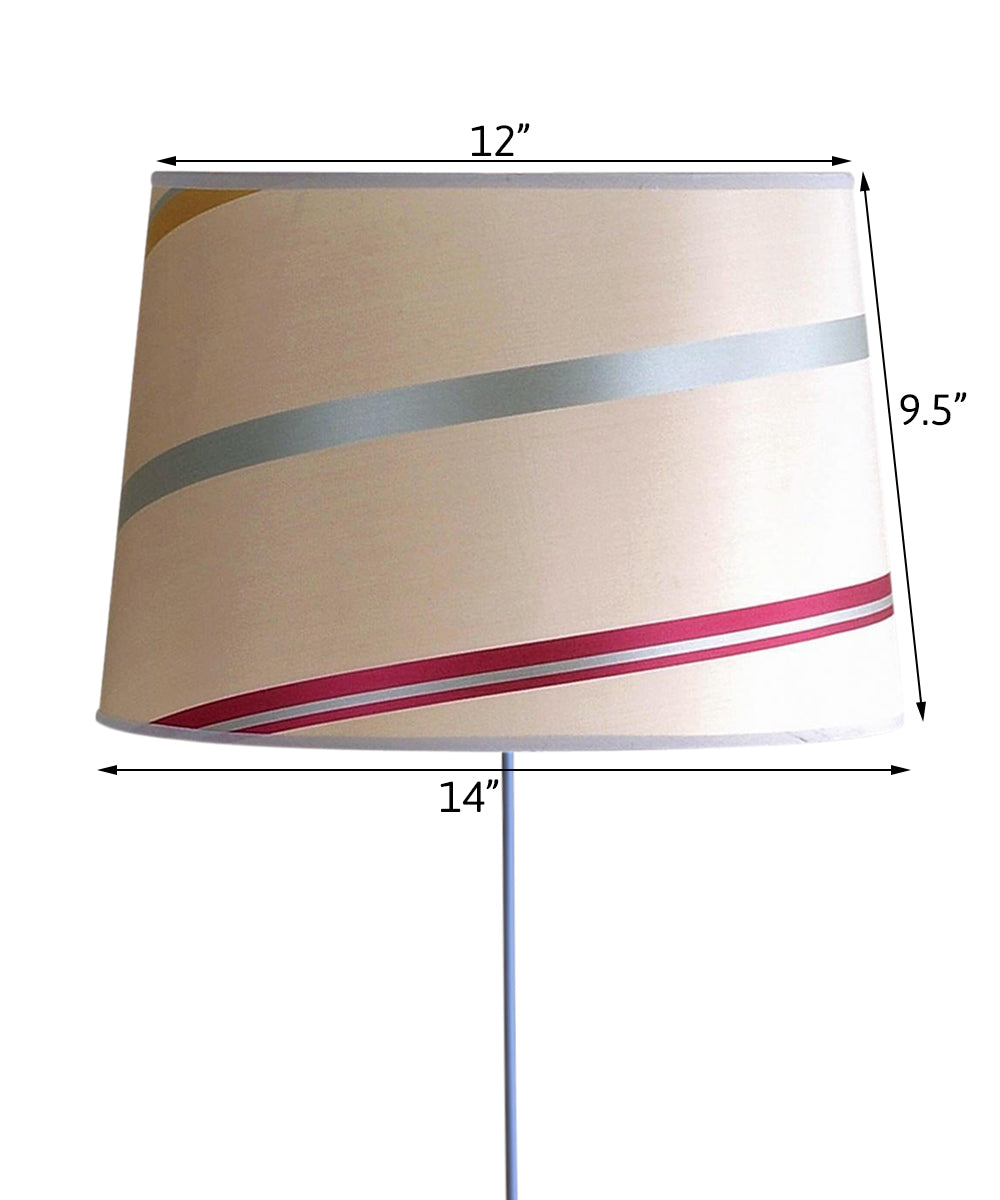 Floating Shade Plug-In Wall Light EggShell Mushroom Pleat 8x16x12