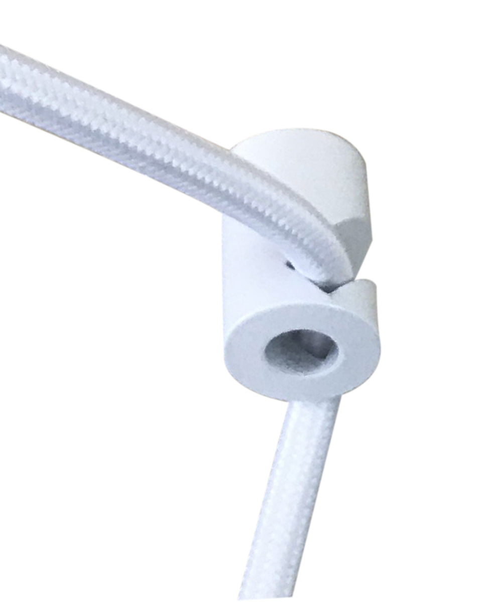 0-000075>1-Light Plug In Swag Pendant Ceiling Light Granite Grey Shade
