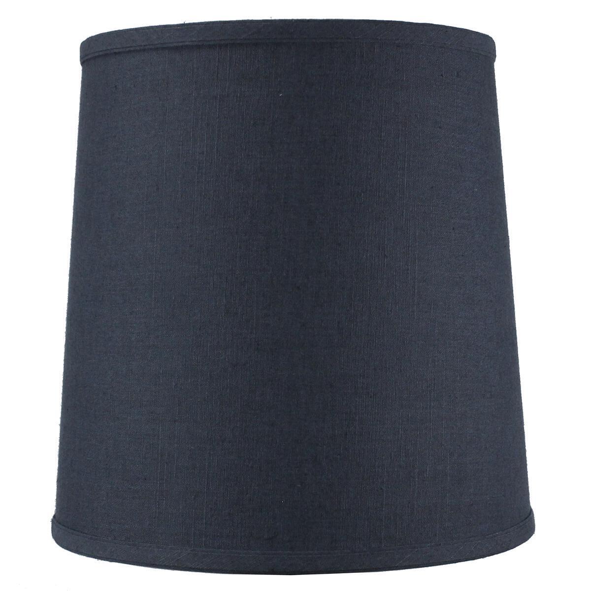 10x12x12 Drum Lamp Shade Textured Slate Navy Blue
