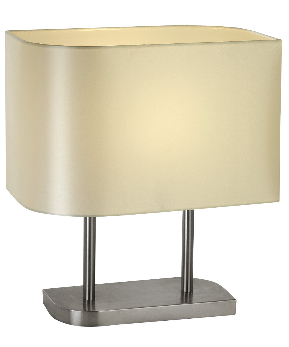 Shift 1-Light Table Lamp in Brushed Nickel Finish 17"h TT3092 by Trend Lighting