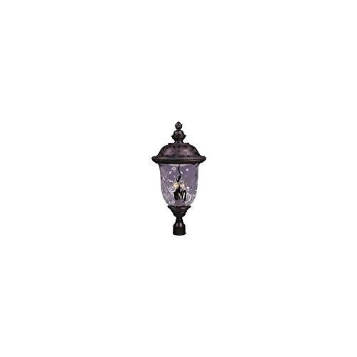 OPEN BOX 29"h Carriage House Vivex 3-Light Outdoor Pole/Post Mount Oriental Bronze