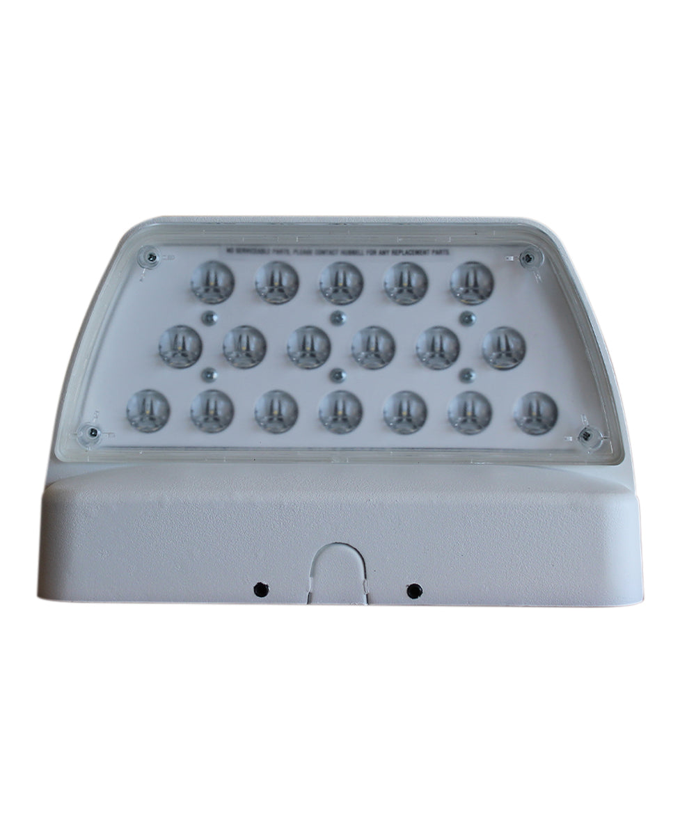 White Commercial Grade 45w LED Wall Pack Outdoor Building Light 6"H by Progress