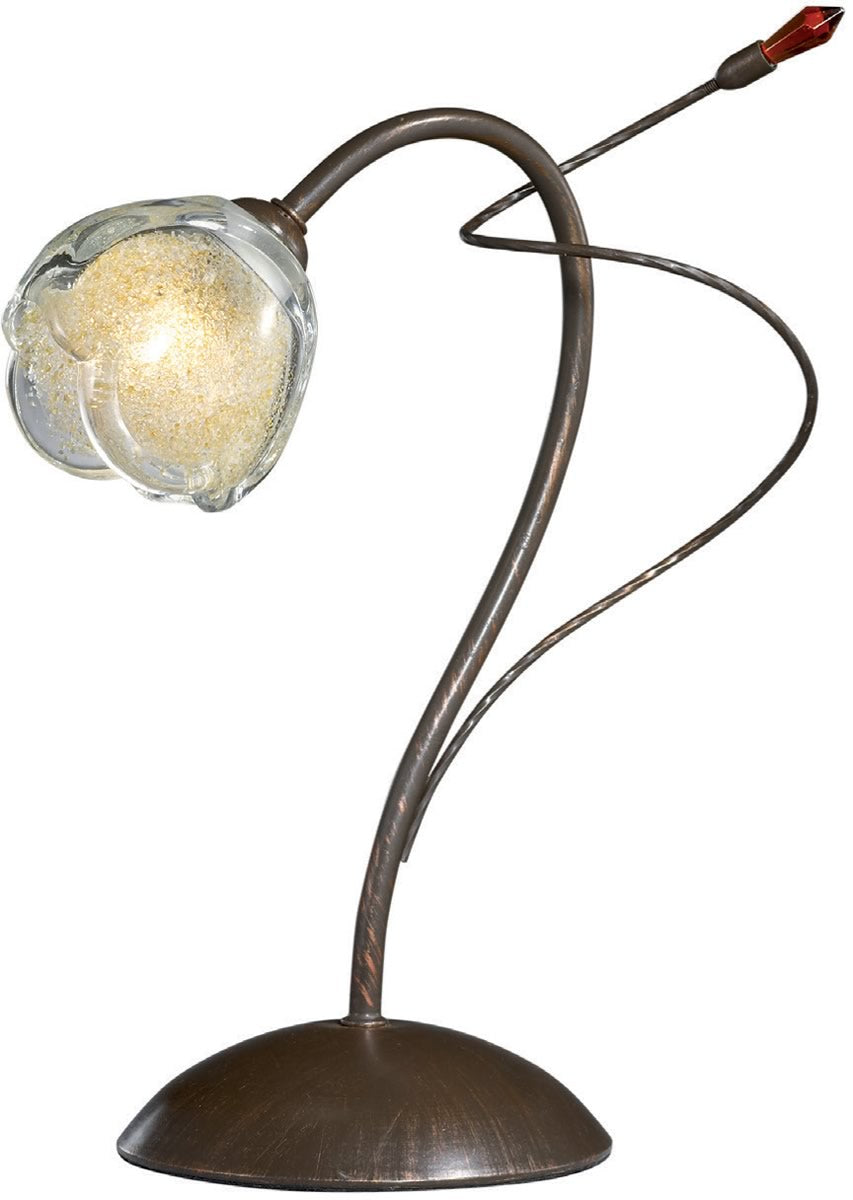 OPEN BOX Arnsberg Caprice 1-Light  Table Lamp  Rust 51311012