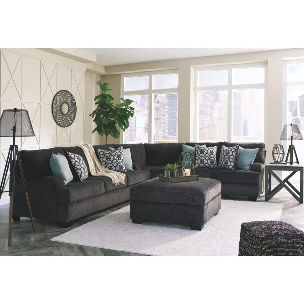 OPEN BOX Haroflyn Square End Table Gray