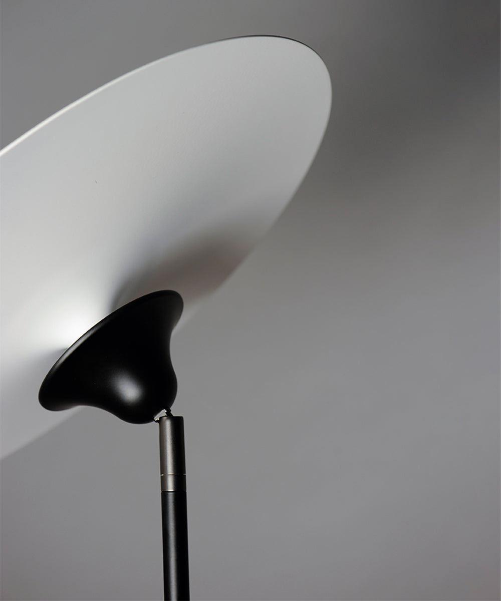 Radar 65"H 1-Light LED Floor Lamp Black and White Finish by ET2