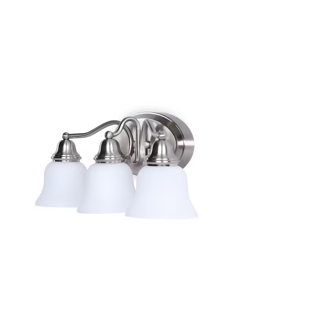 22"W 3-Light LED Bath Vanity Light Fixture by Kichler Satin Nickel Finish