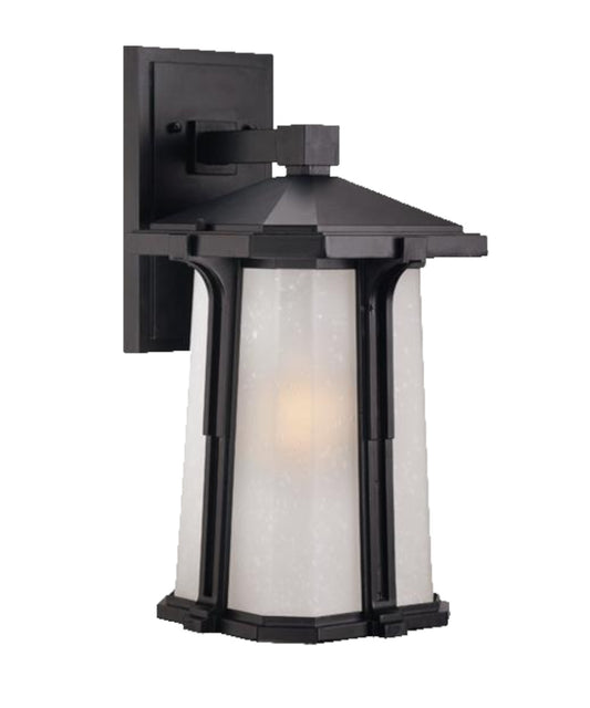 Illuma 1-Light Matte Black Indoor/Outdoor Wall Light 16"h by Acclaim Lighting