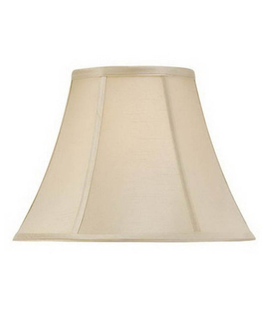 7x14x10.5 Round Soft Back Bell Lamp Shade Beige