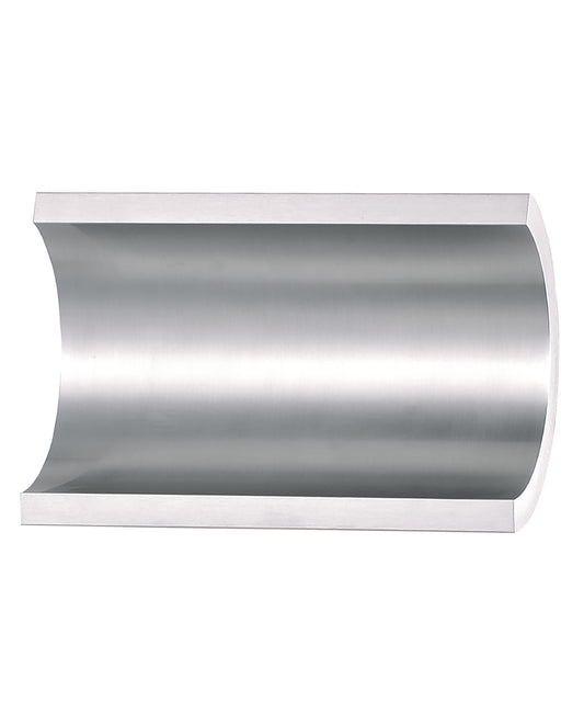 Alumilux Diverge 5"H 2-Light LED Outdoor Wall Sconce Solid Satin Aluminum by ET2